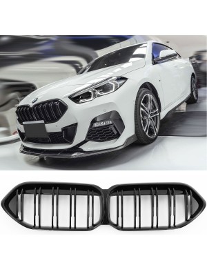 Maska BMW 2 (F44 Gran Coupe) - černá lesklá dvojitá